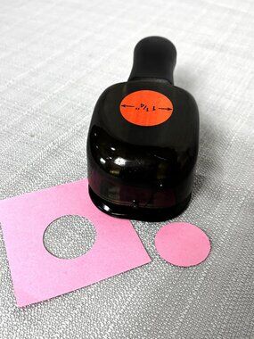 EK Paper Shapers Whale Tail Paper Punch 1 1/4" Round EK Success Punch